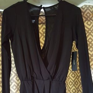 Lulu's Black Bodysuit